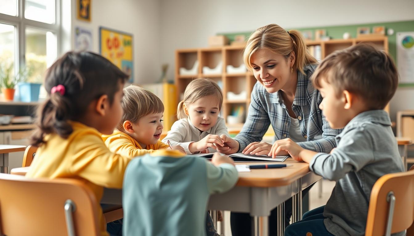 Students collaborating in study space